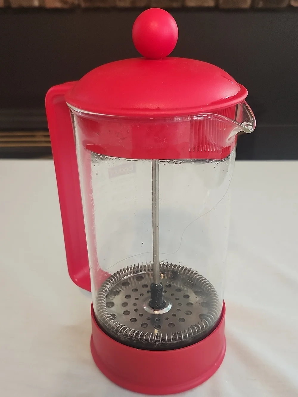 Bodum French Press Coffee Maker Red